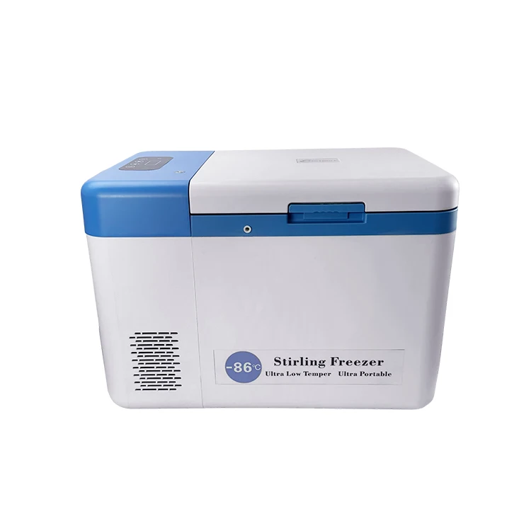 Refport   -86C 25L Ultra Low Temperature Freezer Deep Cryogenic Freezer for Samples Stored