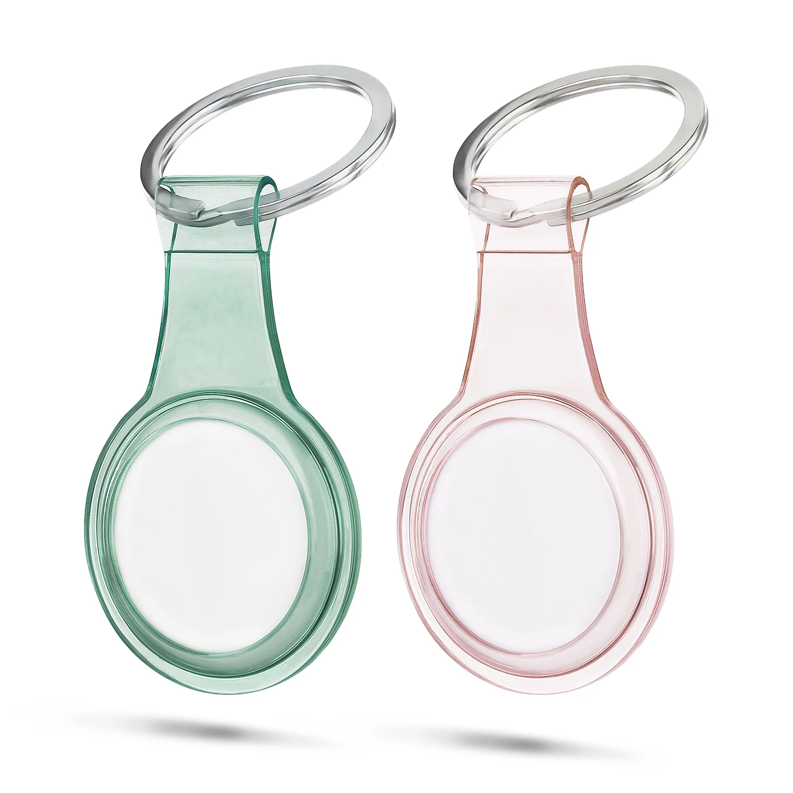 Transparent TPU for Airtag Holder Anti Lost Lightweight Protective Cover Skin Case Compatible for Apple Air Tag Case