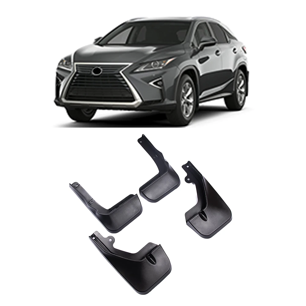 RStype car mud flaps fender mudguards for  Lexus RX200/450 2015-2017 Non-destructive installation