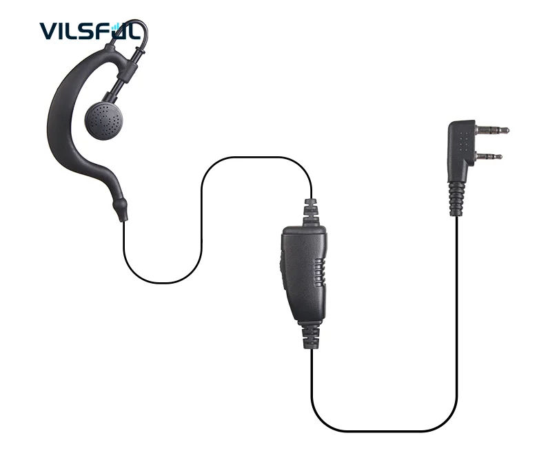 2 Pin с креплением для Ken-wood BaoFeng UV-5R GT-3 UV-82 BF-888S PX-888K TG-UV2 H777 RT-5R портативная приёмопередаточная радиоустановка