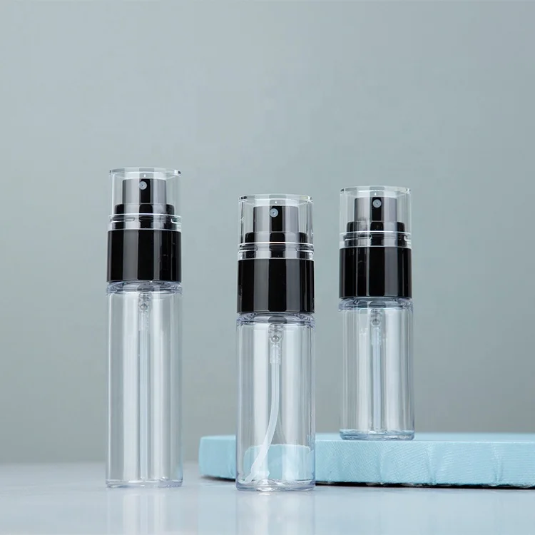 Wholesale Custom Fashion Plastic Bottles Spray 25ml 30ml 40ml bottle pet bottle black PET for cosmetic