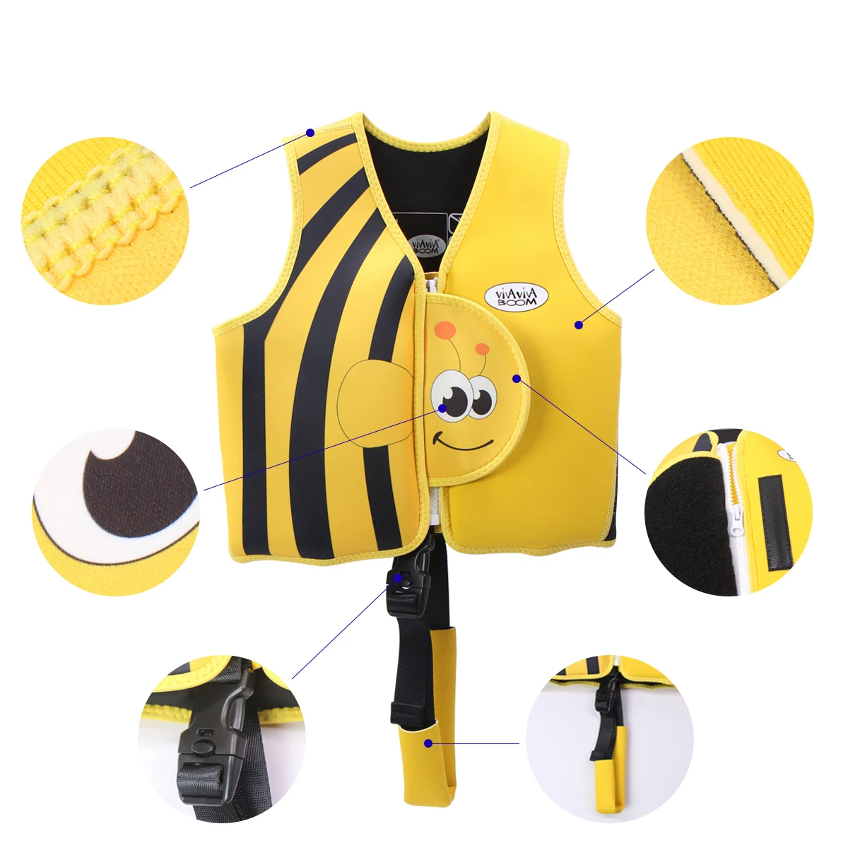 Модный детский купальник на заказ плавающий неопреновый спасательный жилет для детей