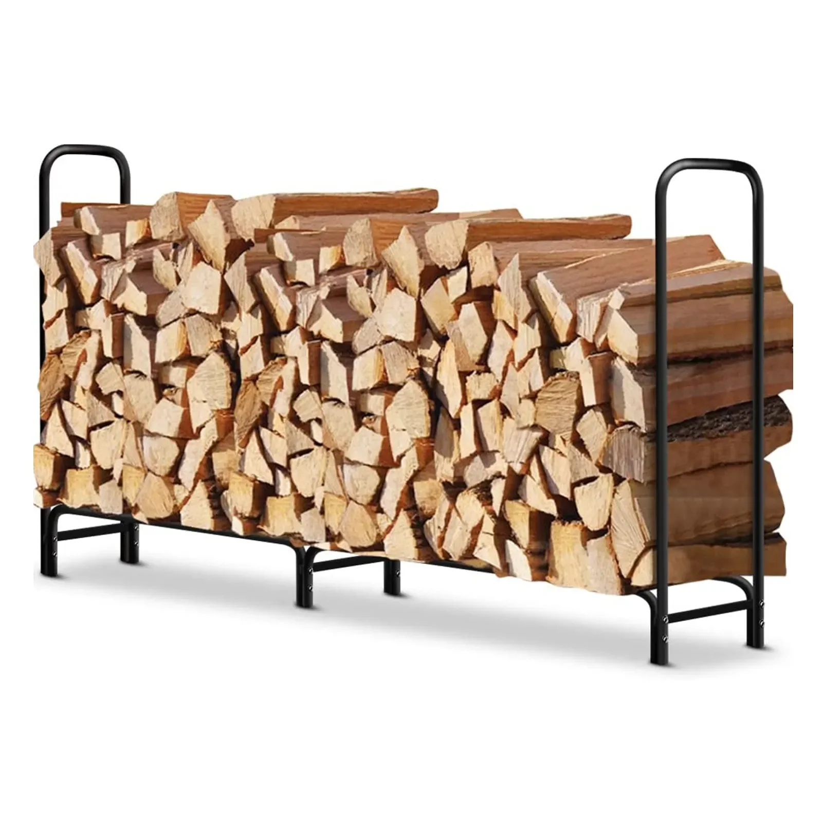 Customized  Indoor Outdoor  Firewood Log Rack  Small Fireplace or Fire Pit Wood Storage Holder