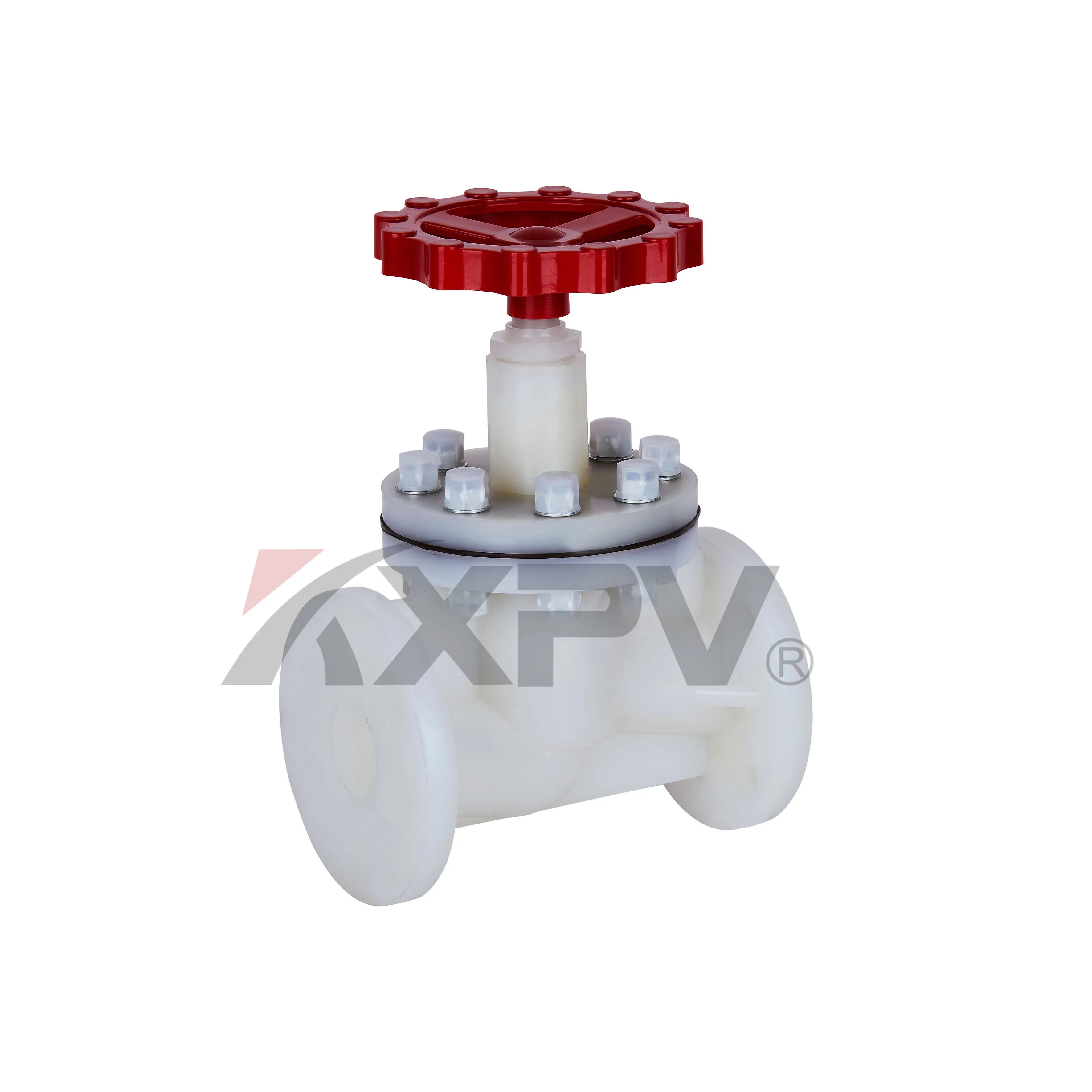 China high quality plastic pvdf flange globe valve 1/ 2'-6'  1/2in-6in for industry handle  valve ANSI/ASTM standard