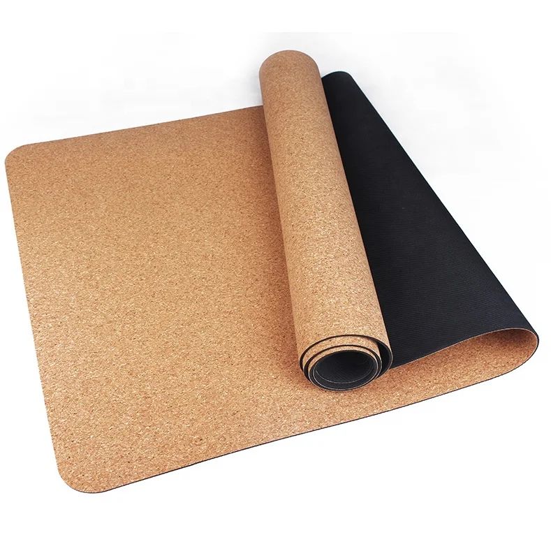 Factory Price Eco Friendly Cork and Natural Rubber Yoga Mat