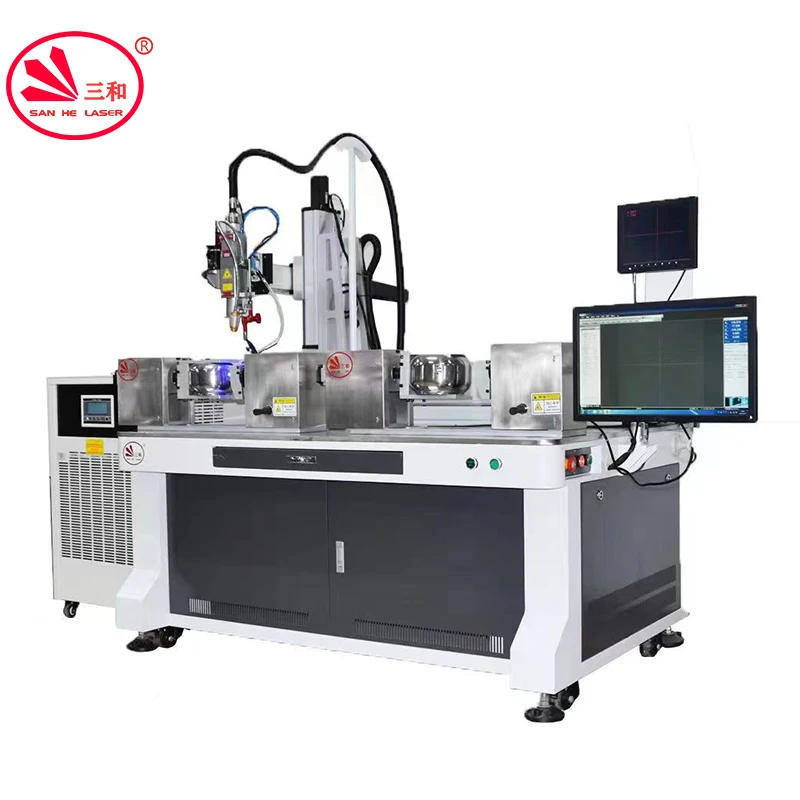 Five-axis automatic laser welding machine  stainless steel aluminum copper titanium alloy  kettle  /teapot laser welding machine