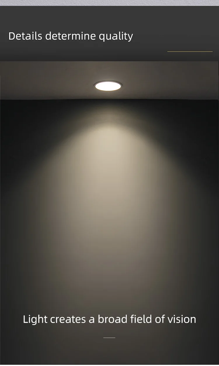 Aisilan smart home 100mm cut out ultra thin deep Recessed 12w dali 0-10v dimmable led ceiling spotlight retrofit led downlight