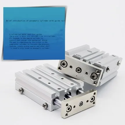 
Low Price Guaranteed Quality Lock Air Double Pneumatic Cylinder 