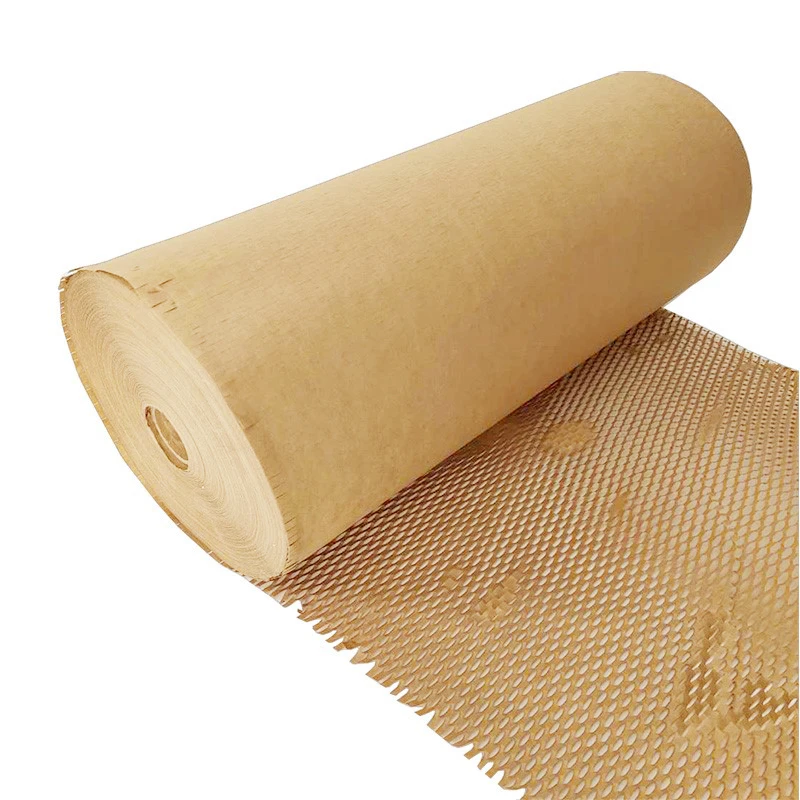 
Recycle Honeycomb Paper butter Packaging Honeycomb Protection brown Cushion Packaging Paper 