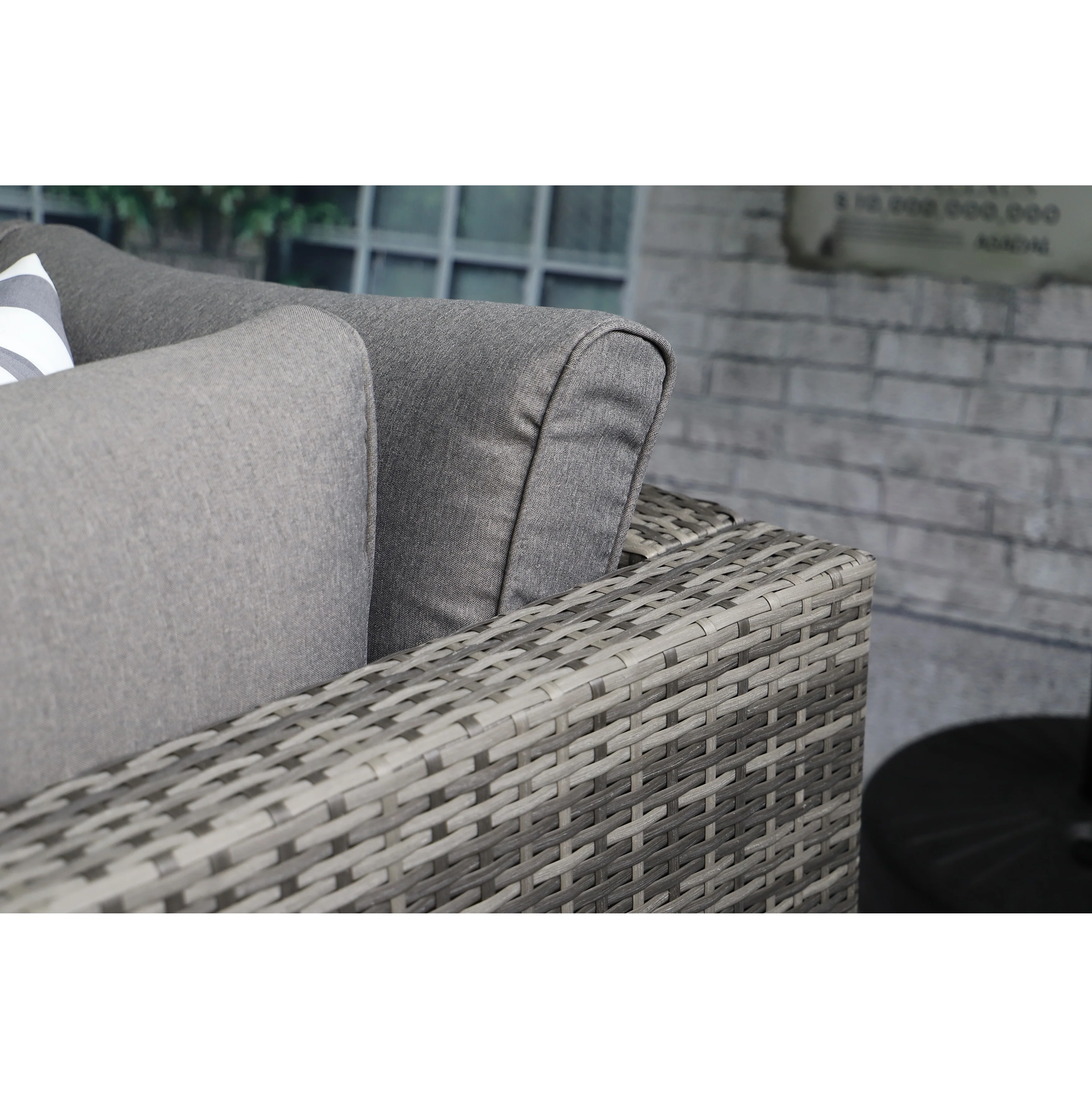Modern rattan/ wicker Furniture 4pcs outdoor Garden sofa set