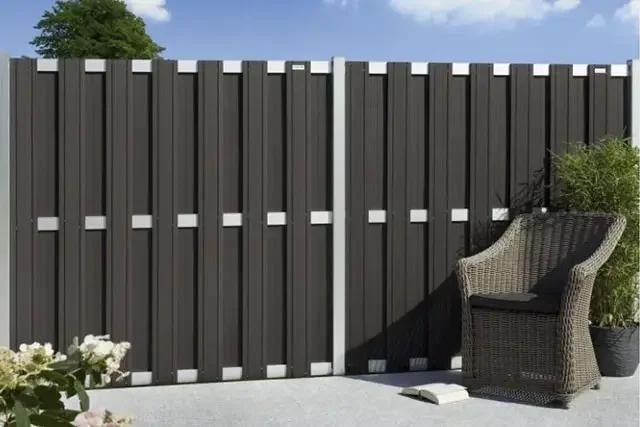 WPC engineered composite fencing popular and cheap plastic timber composite wpc fence