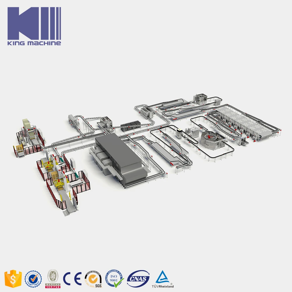 
Automatic Glass Bottle Beer Filling Machine Making Line 