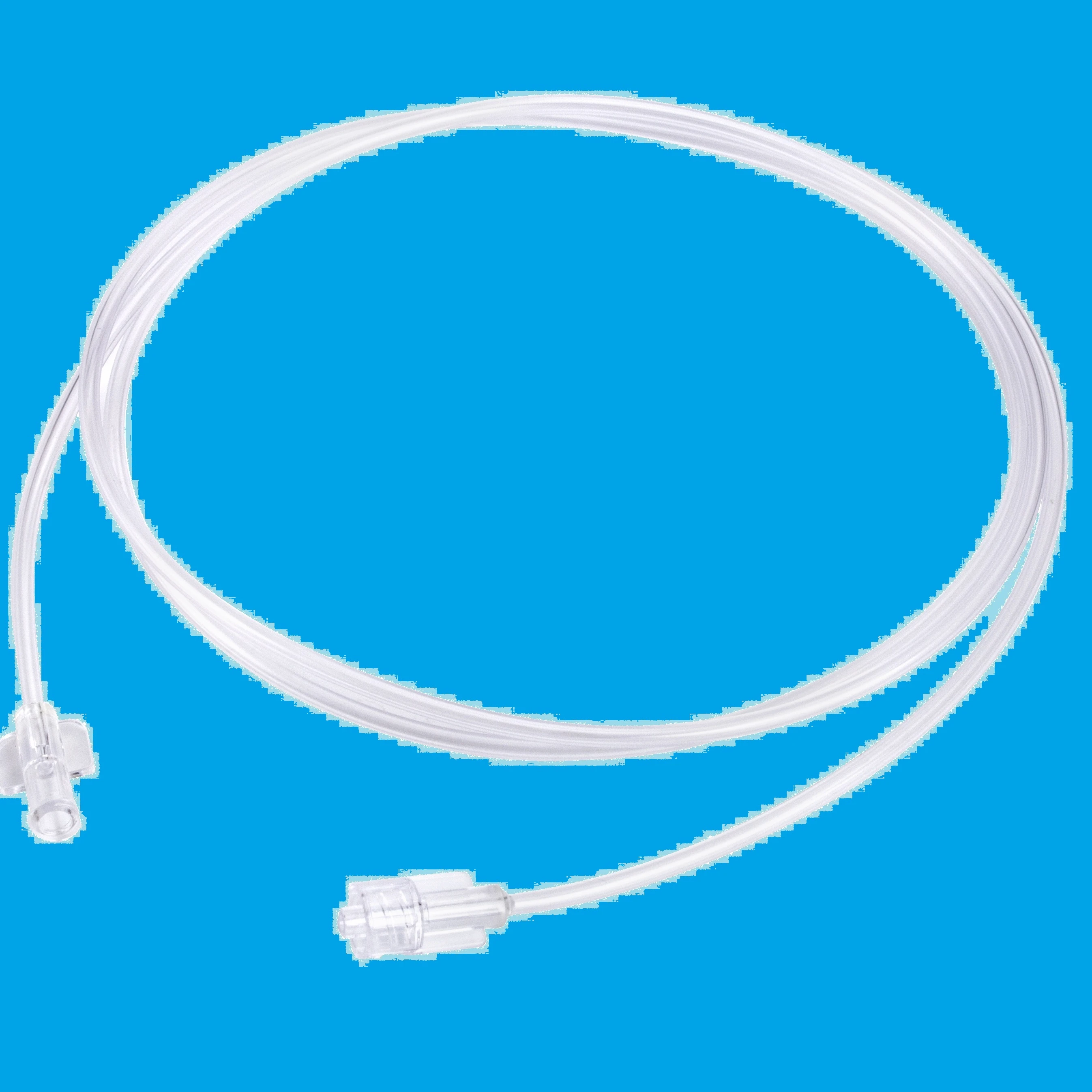 Medical Supplies Customized Lengths Disposable High Pressure Extension Tube Blue Connecting Tube