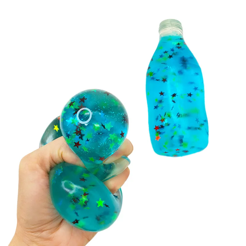 Новинка бутылка-Кокс игрушка для снятия стресса термопластичная резина забавная