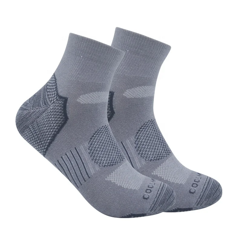 Wholesale Neno Moisture Wicking Lycra Coolmax Socks Women Men Performance Athletic Running Sports Ankle Socks