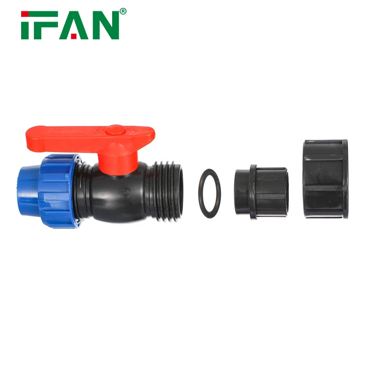 IFAN Chinese Factory Supplier ASTM D3035 High Quality HDPE PP Compression Fittings Water Supply Quick Connect Female Valve