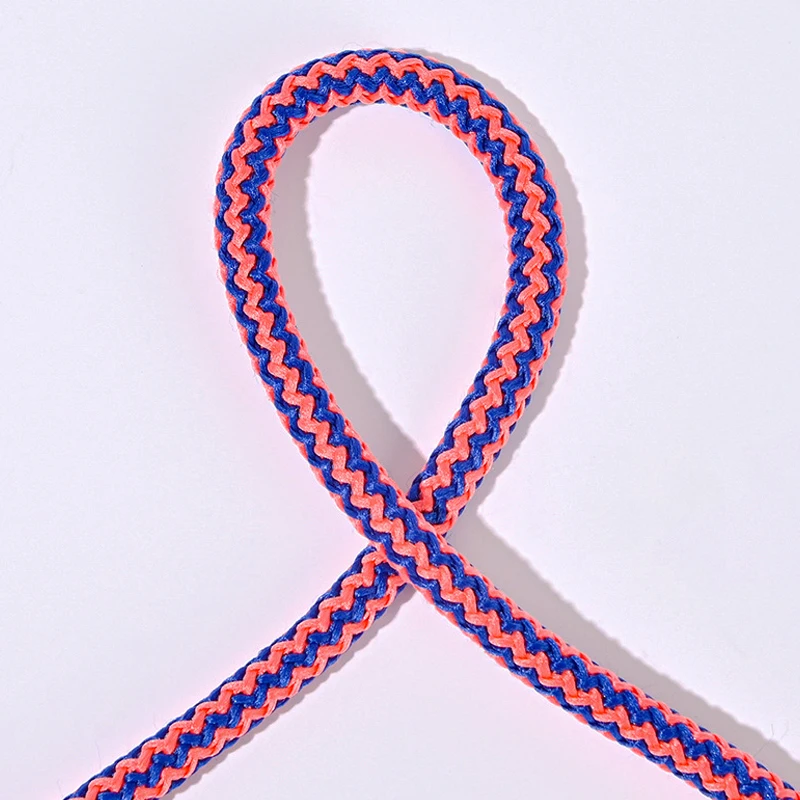 Spot Supply Colored Mesh Terylene Cord 5mm Braided Rope Transparent Plastic Tip Woven Finish Drawstring Hoodie Bags Garments