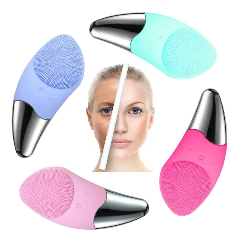  Высококачественная щетка для лица Sonic Silicone Очищающая глубокой