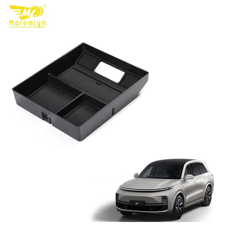 Maremlyn ABS Car Armrest Organizer Central Armrest Storage Box For Lixiang L8 Accessories 2024