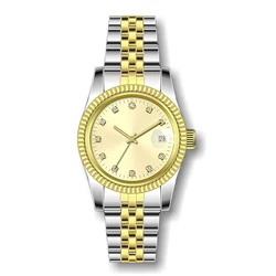 New Charm Design Female Watches Stainless Steel Strap Wristwatch Quartz Clock For Women