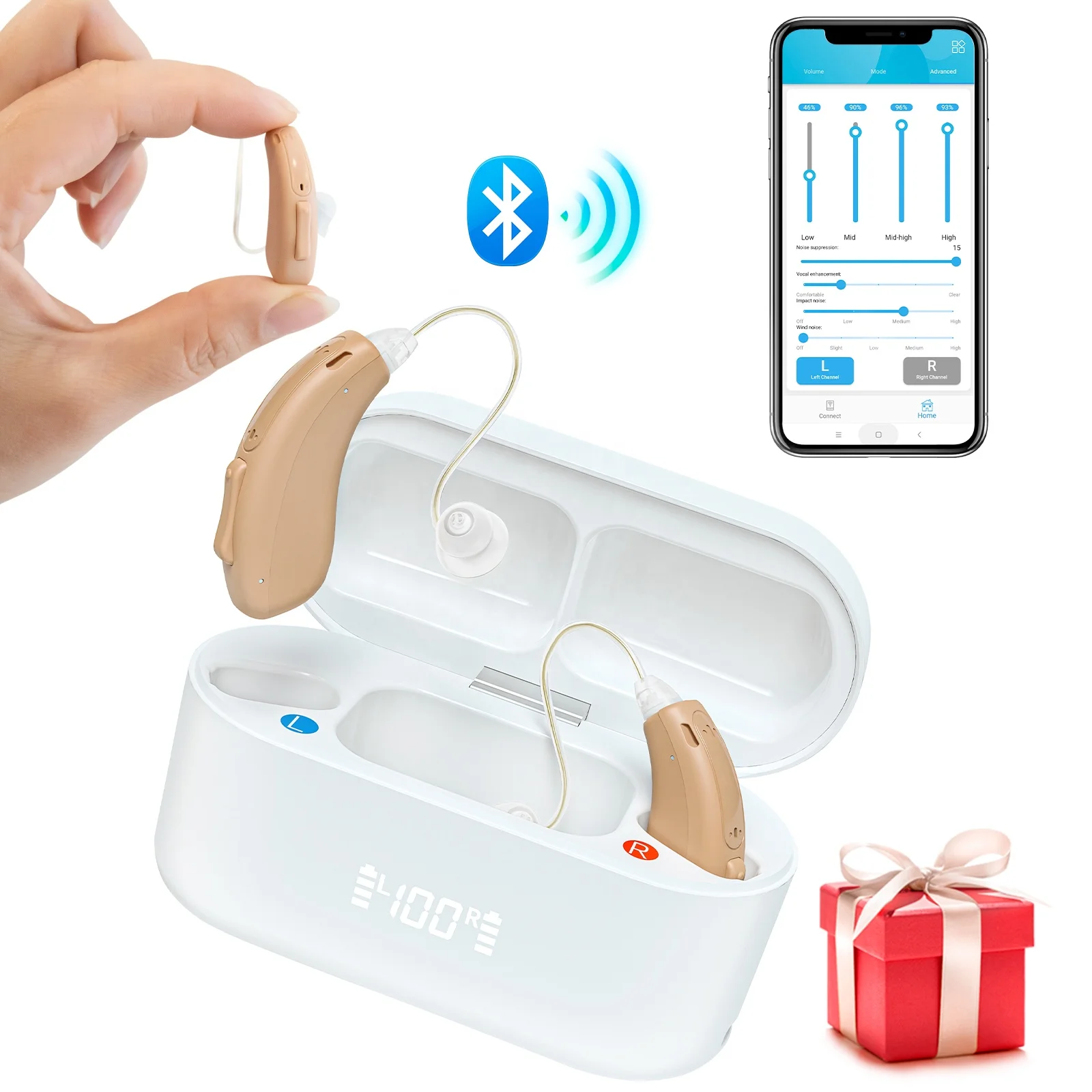 Best selling products medical bte hearing aid price list for severe hearing loss