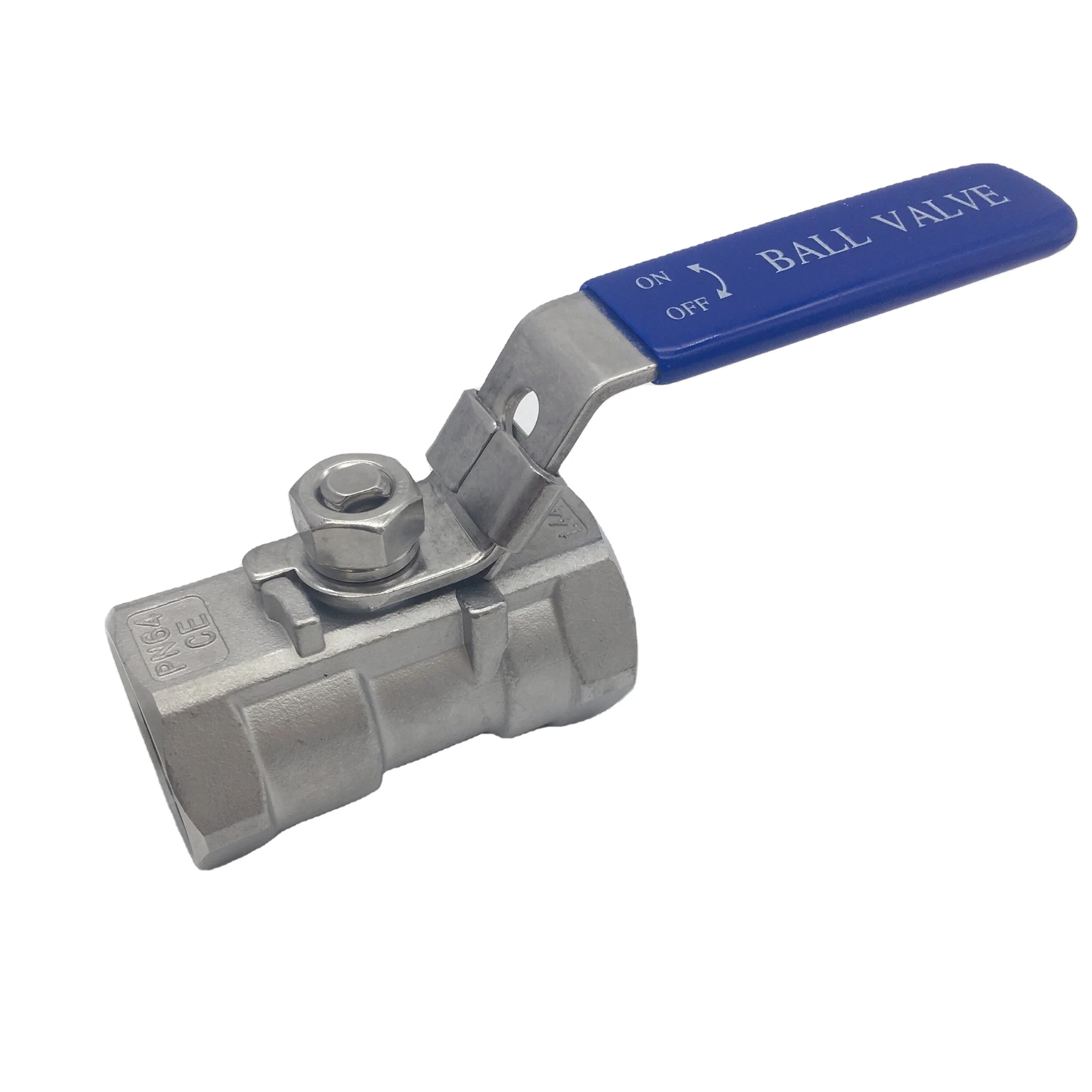 female to female compact 304 316 stainless steel pn63 1/2 inch 1 piece body ball valve
