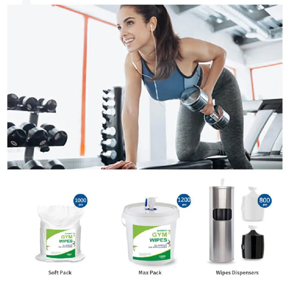 BR Large-Volume Packaging Professional Cleaning Of Fitness Equipment Suitable For Wiping Equipment Before And After Fitness