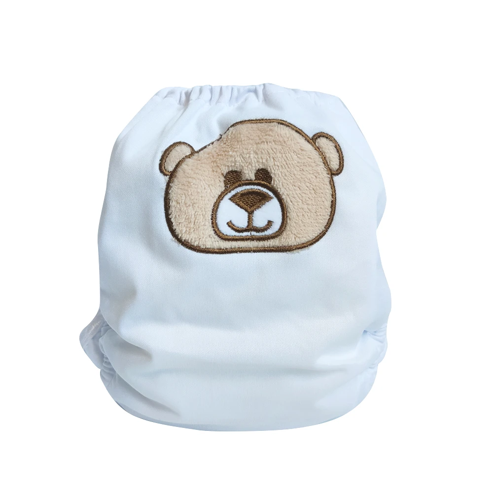 Direct custom adjustable  waterproof baby cloth diapers  reusable for boys and girls baby
