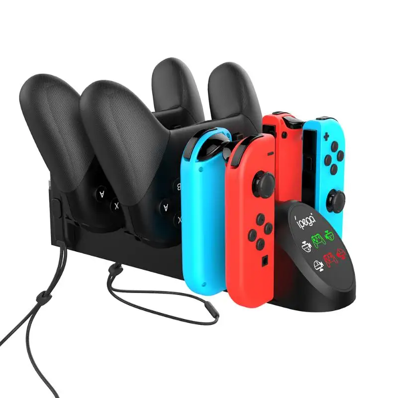  Настольное зарядное устройство ipega PG9187 6in1 подставка-держатель для Nintendo Switch JoyCon Pro подставка игровой