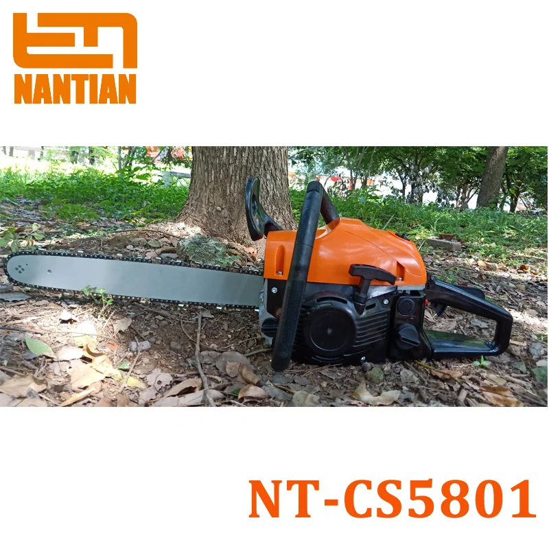 Цепная пила Nantian бензиновая цепная 58 куб. См