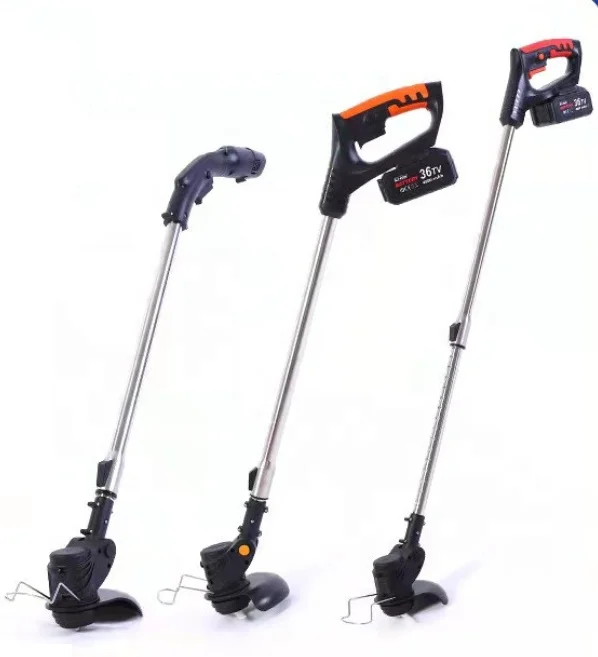 High Quality 21V Brushless Motor trimmer Battery with folding and battery display Grass Cutter Machine