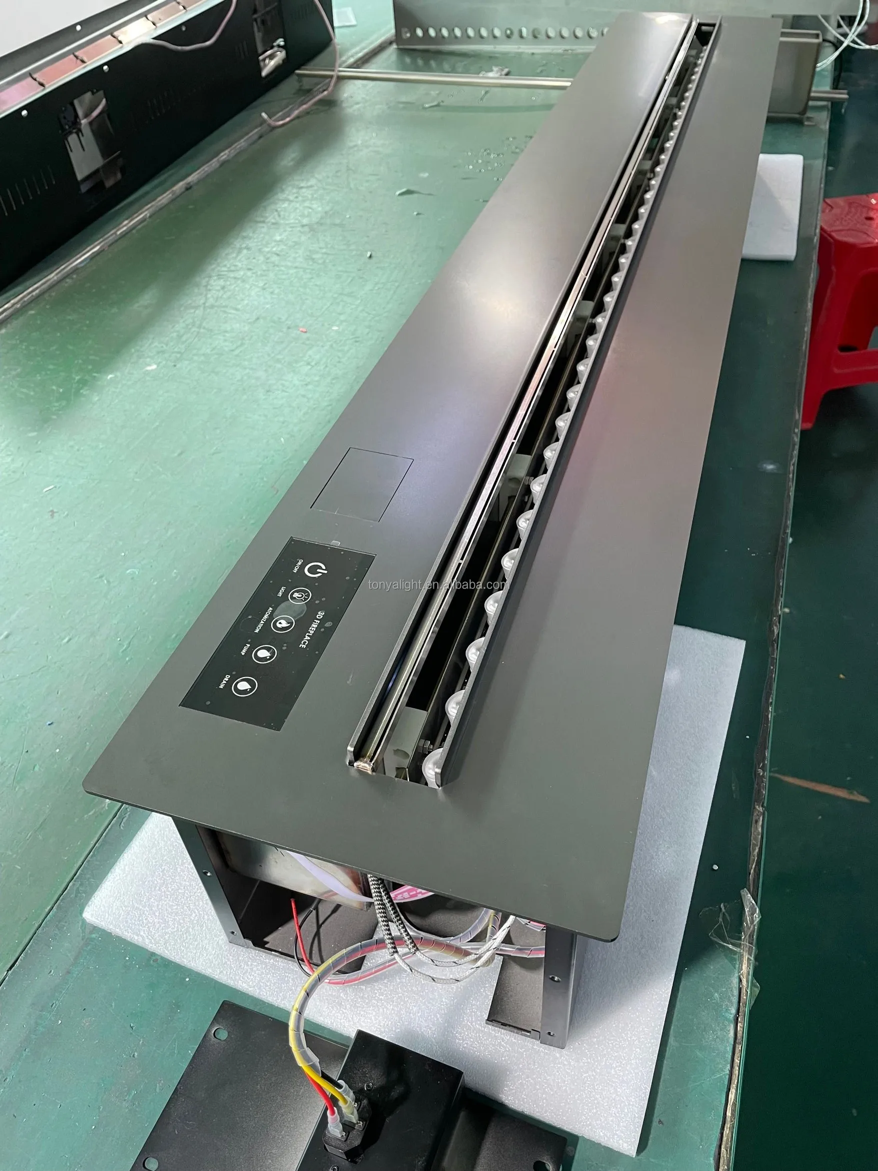 Modern home design ideas 3D Electric Indoor Fireplaces electric Flame Decorative Vapor Steam Water Atomizing Mist fire