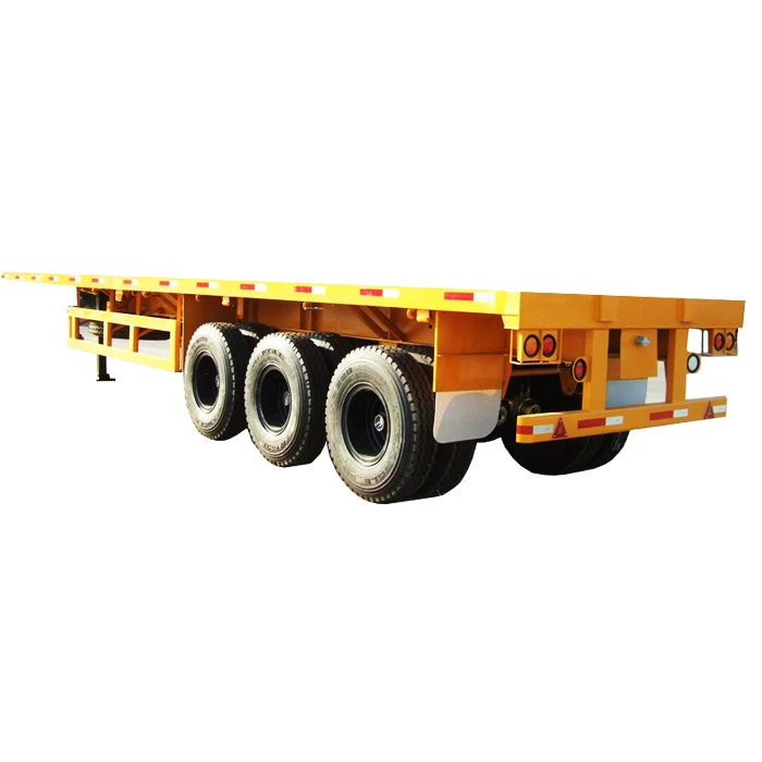SINOTRUK 50T Three Four Axles Flatbed Semi Trailer Cheaper Price