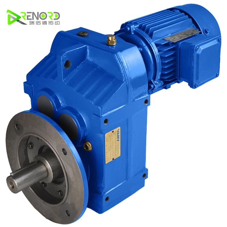 High Torque F Series Helical Geared Motor Power Transmission Speed Reducer