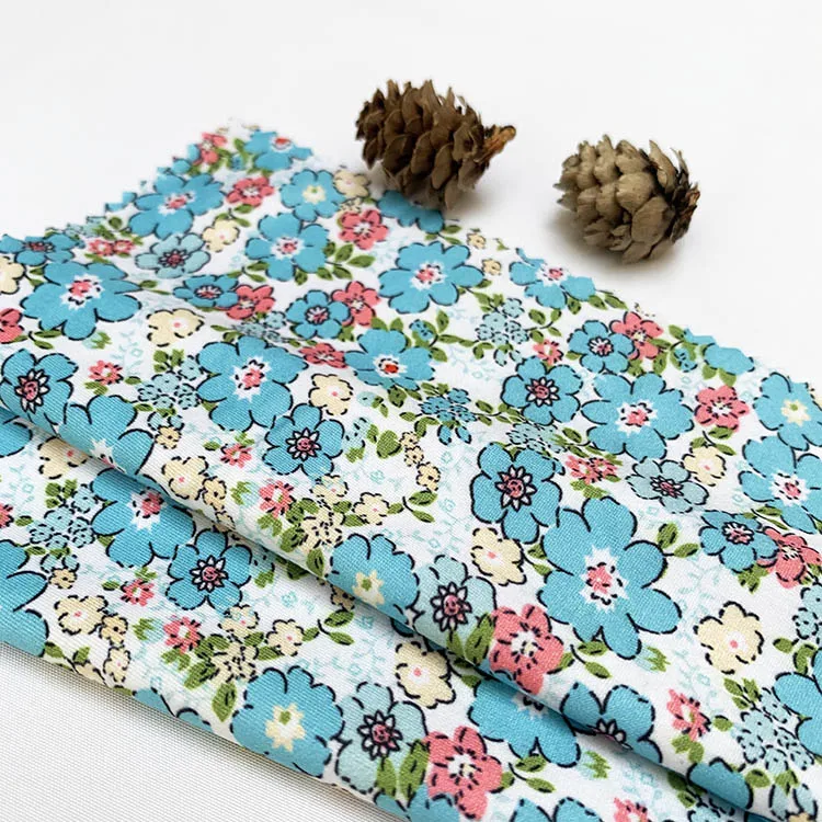 Shaoxing Textile Double Brushed Polyester Fabric Custom Digital Printed Fabric for Clothing