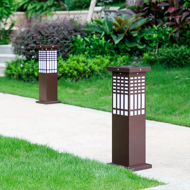 Outdoor Garden Path 12V/120V Patio Pathway Backyard Lawn Landscaping Waterproof Lawn Bollard Yard LED Light Hight Lawn Lights