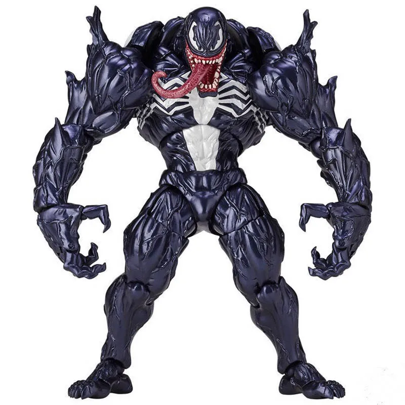 
High quality Venom Eddie Block Movable Hand-held Venom Model PVC Collection Toy with box 
