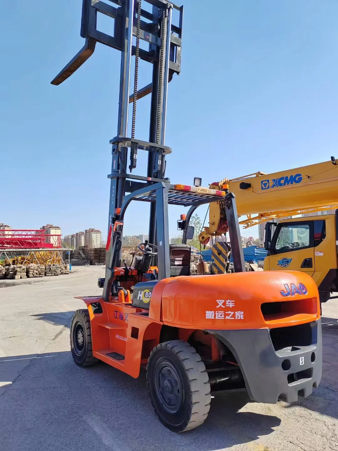 9.8 Ton China Brand JAC CPCD80 Used Forklift Truck