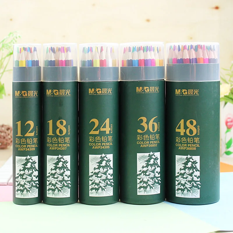 Профессиональный карандаш для рисования Lapis Para Desenho 48 цветов шестигранный