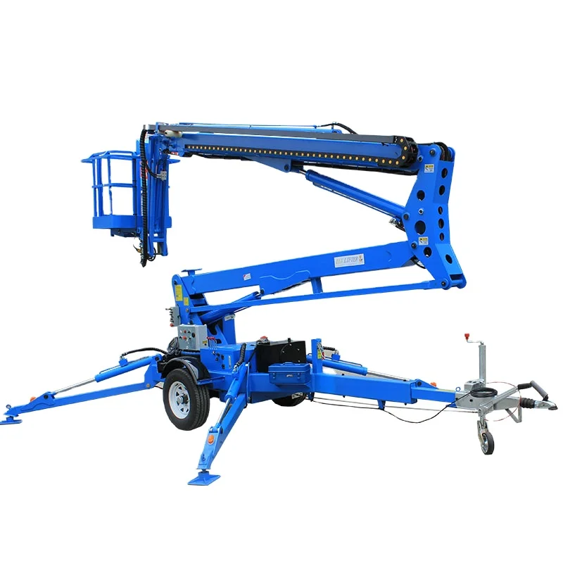 Price Negotiable 8-20m Cherry Picker Electric Hydraulic Lifting Platform Man Towable Articulated Battery Diesel Boom Lift