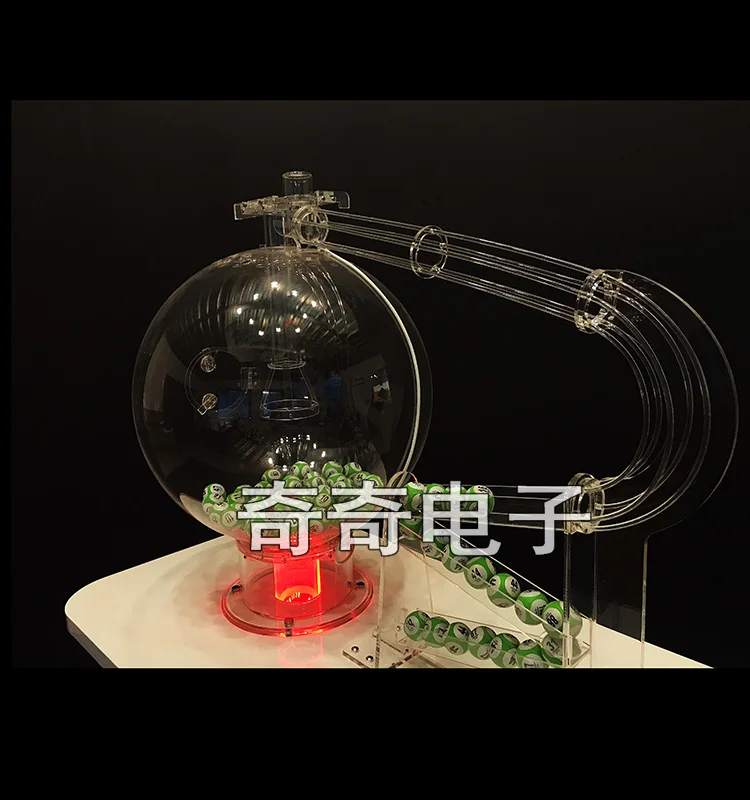 Model 1P420 Air Mix Lottery Machine with LED Sign for Draw 1D Lotto Game