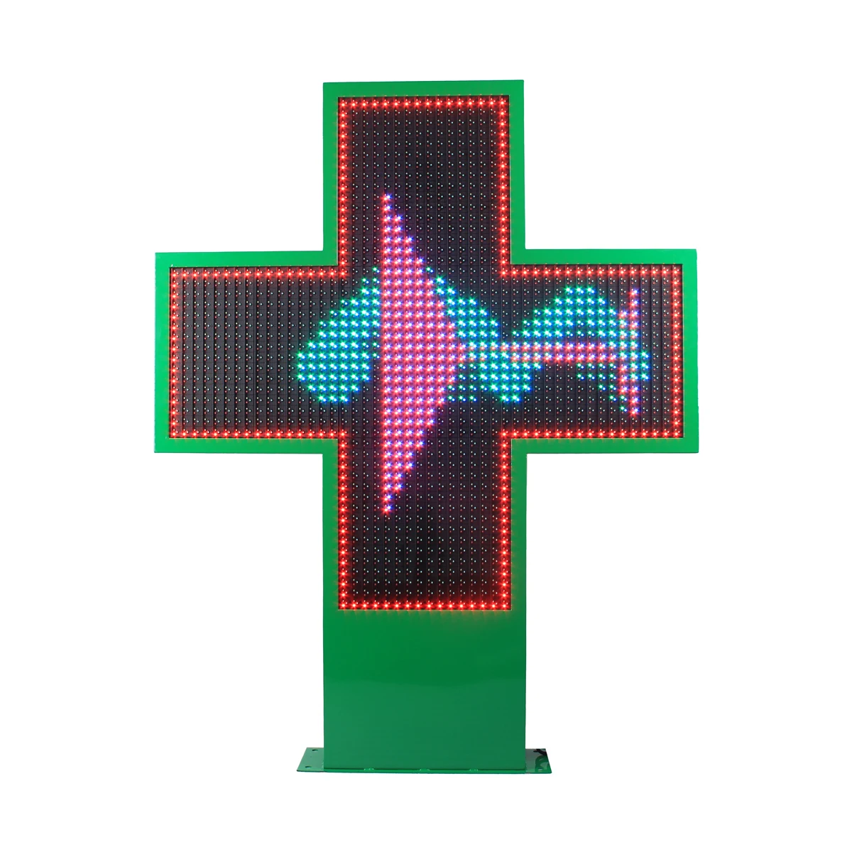 FISIOTERAPIA Farmacie Shop программа змеиная чашка акриловый светодиодный аптечный крестик со вспышкой дисплей экран