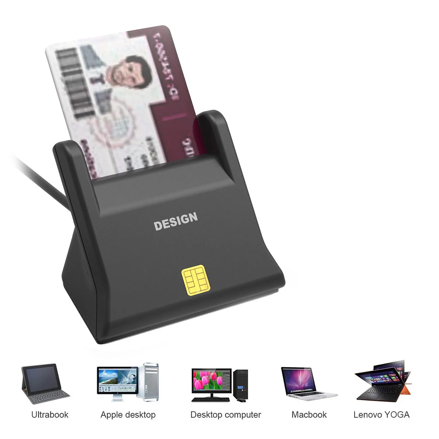  Производитель дебетовый платеж SIM ID IC чип Usb Смарт-кардридер записывающее