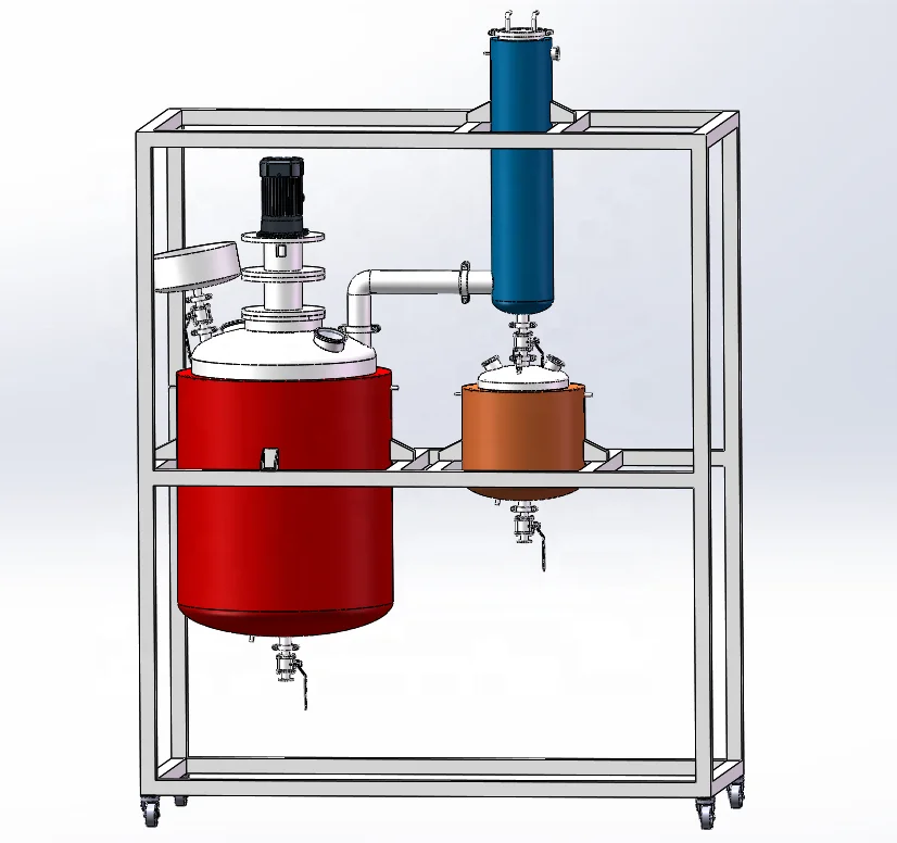 
Hot sale 20L 50L 100L 200L Jacketed STAINLESS STEEL Reactor with best price 