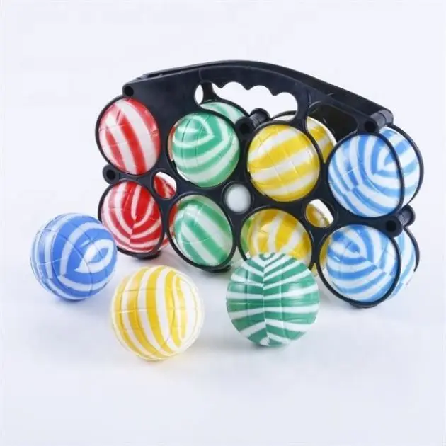 Outdoor Sport Portable lawn Bocce Ball Game Set With Easy Carry Case