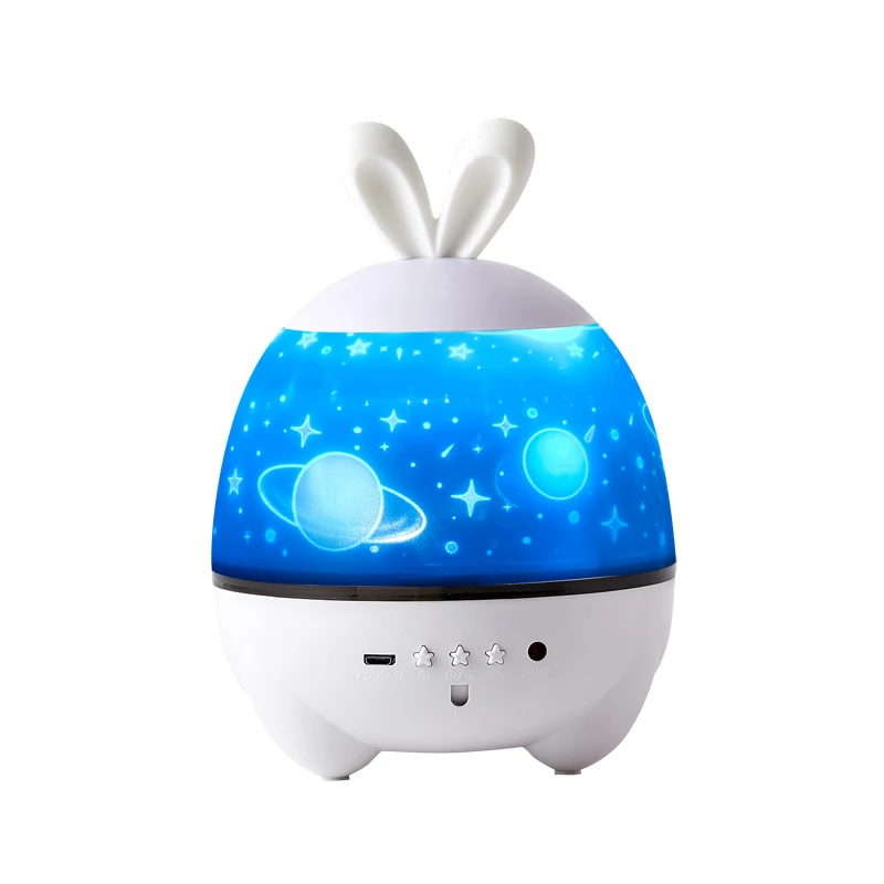 Christmas Gift Rabbit Shaped Star Projector Romantic Dream Kids Star Night Light  Star Projector Night Lamp