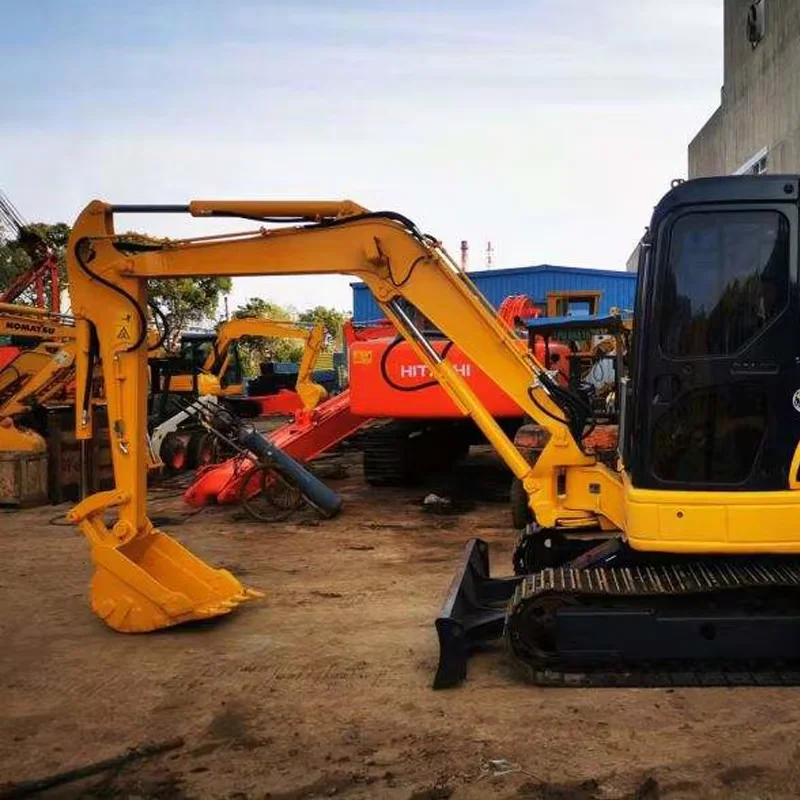 Used Excavator Komatsu PC50, Komatsu PC50MR PC50MR-3 PC55 PC40 PC35 Excavator with Dozer, Mini EXcavator Komatsu 50