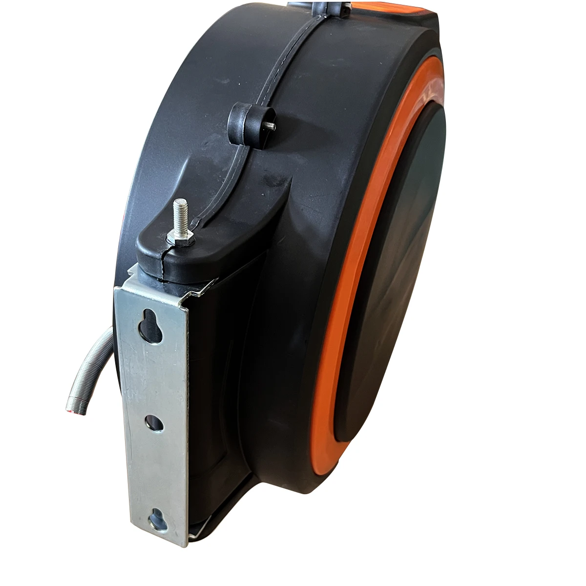 Easy To Operate Heavy Duty Retractable Garden Hose Reel PU+PVC Garden Retractable Water Hose Reel Portable