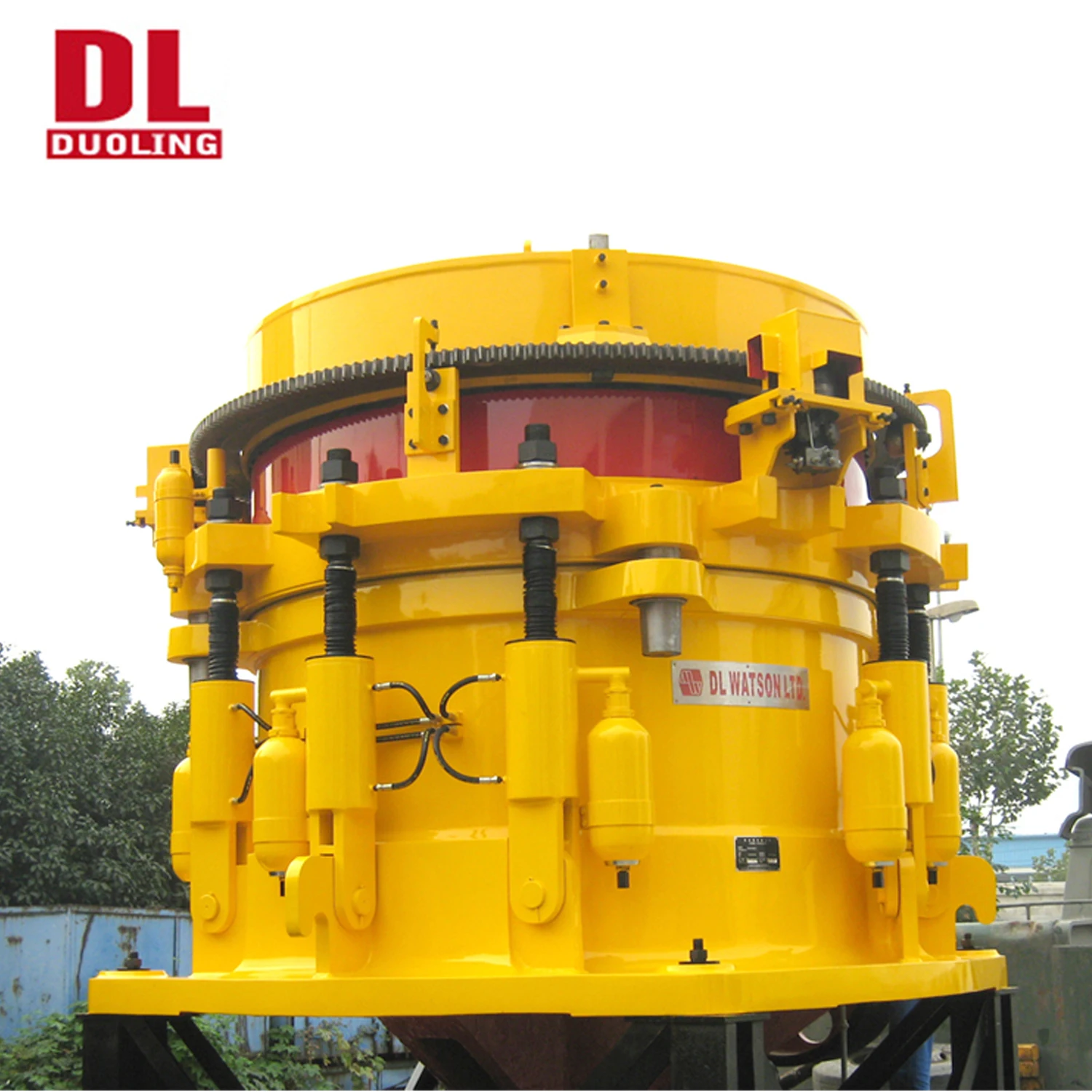 DUOLING CONE CRUSHER GRAVELS CRUSHING PLANT AGGREGATE MACHINERY FOR SALE