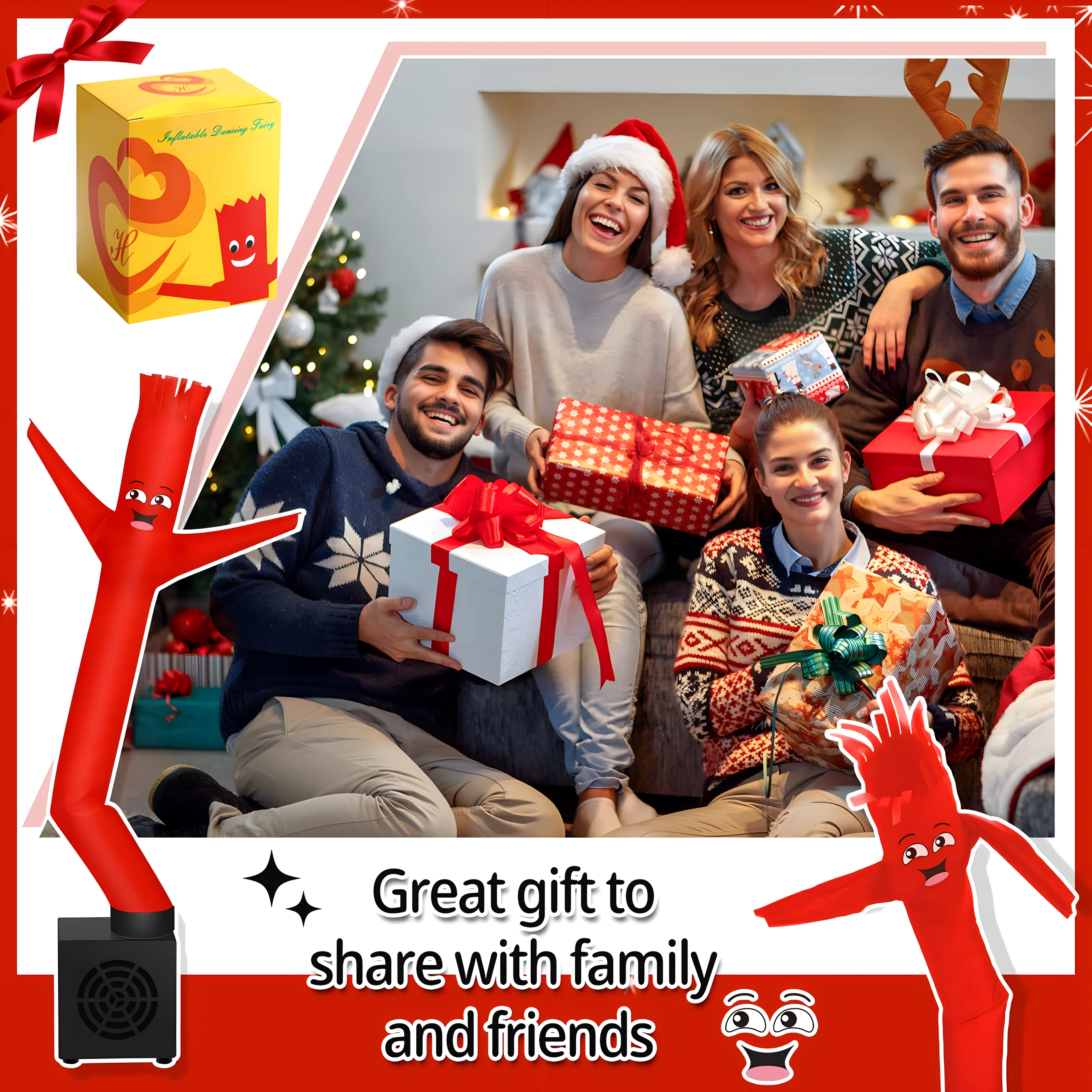 Рекламный надувной мужской Настольный танцор